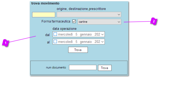 6.1.1. trova movimento